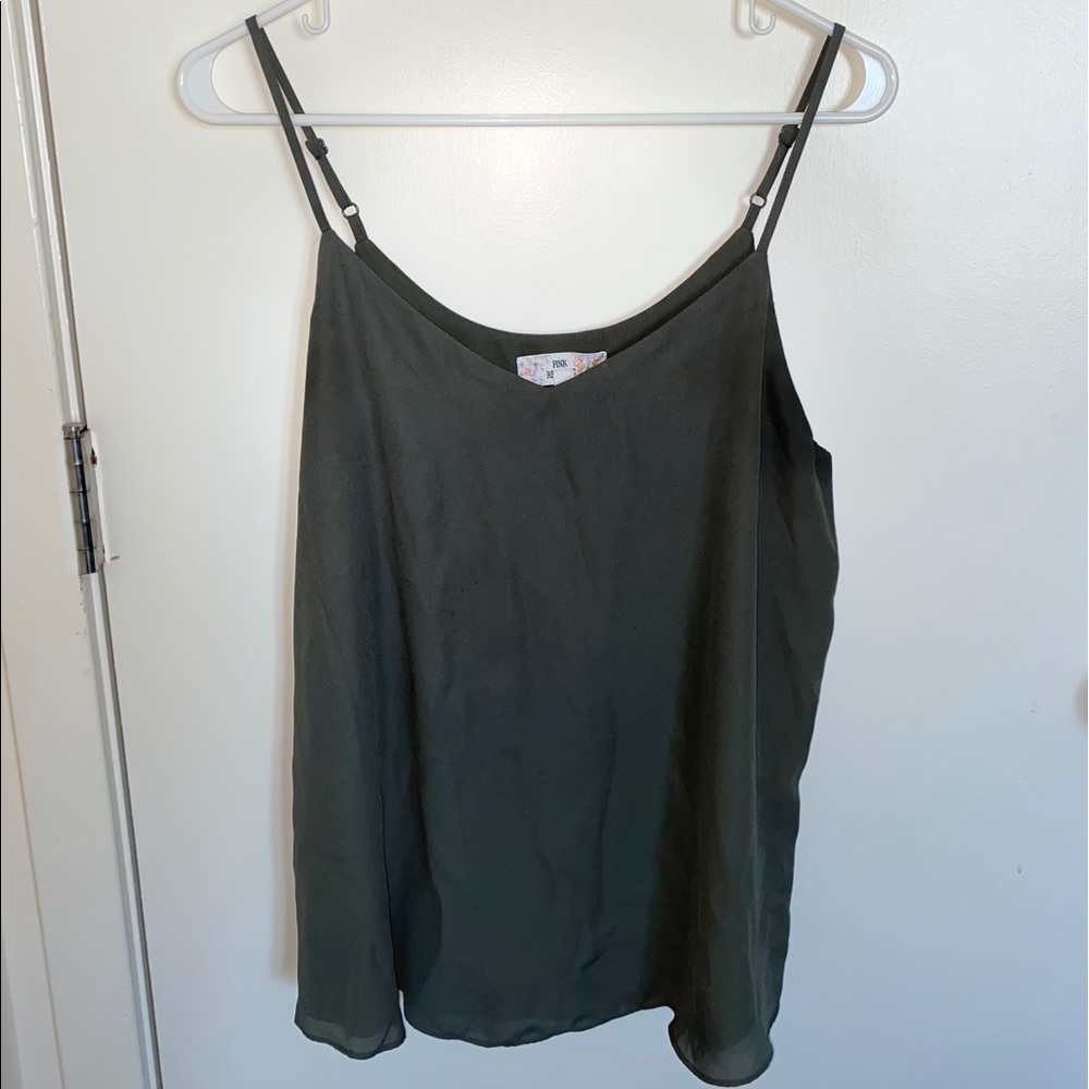 Dark Green Tank Top